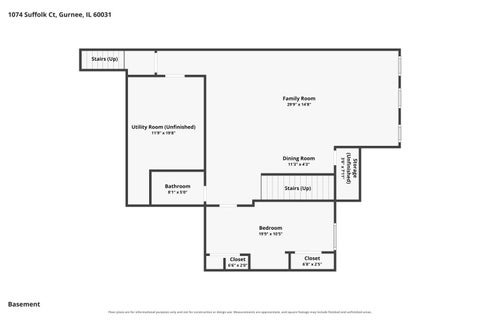 Tiny photo for 1074 Suffolk Court, Gurnee, IL 60031 (MLS # 12771756)