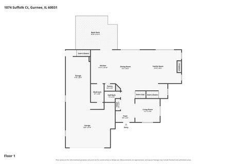 Tiny photo for 1074 Suffolk Court, Gurnee, IL 60031 (MLS # 12771756)