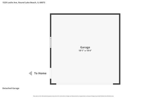 Tiny photo for 1529 Leslie Avenue, Round Lake Beach, IL 60073 (MLS # 12589223)