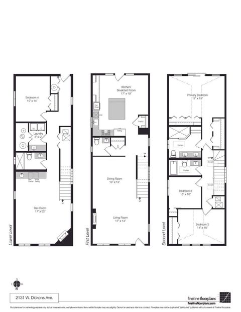 Tiny photo for 2131 W Dickens Avenue, Chicago, IL 60647 (MLS # 12631802)