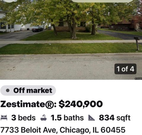 Tiny photo for 7733 Beloit Avenue, Bridgeview, IL 60455 (MLS # 12493282)