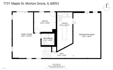Tiny photo for 7731 Maple Street, Morton Grove, IL 60053 (MLS # 12586045)
