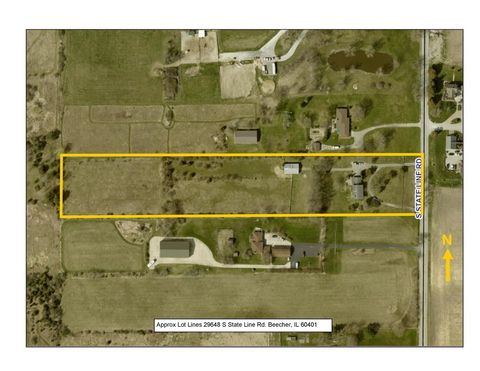 Tiny photo for 29648 S State Line Road, Beecher, IL 60401 (MLS # 12406942)