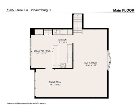 Tiny photo for 1205 Laurel Lane, Schaumburg, IL 60193 (MLS # 12519143)