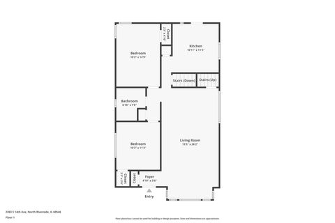 Tiny photo for 2263 S 14th Avenue, North Riverside, IL 60546 (MLS # 12644773)