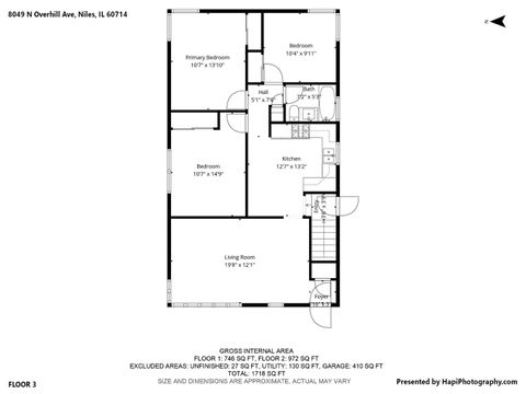 Tiny photo for 8049 N Overhill Avenue, Niles, IL 60714 (MLS # 12603684)