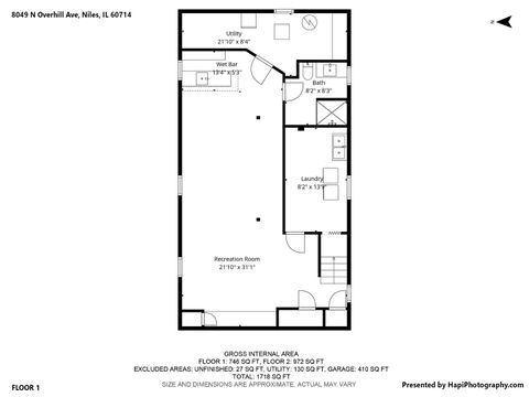 Tiny photo for 8049 N Overhill Avenue, Niles, IL 60714 (MLS # 12603684)