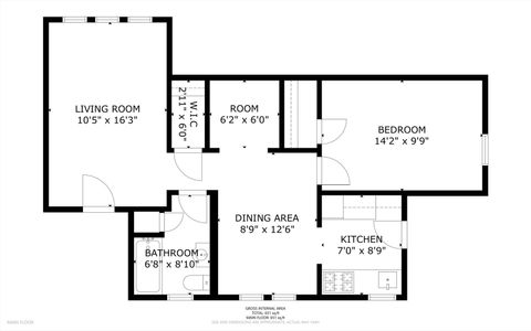 Tiny photo for 6815 21st Street #901, Berwyn, IL 60402 (MLS # 12501568)