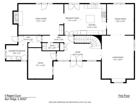 Tiny photo for 5 Regent Court, Burr Ridge, IL 60527 (MLS # 12537427)