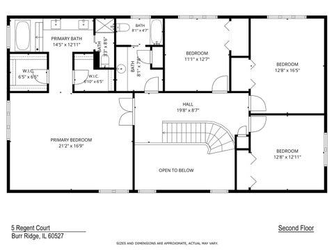 Tiny photo for 5 Regent Court, Burr Ridge, IL 60527 (MLS # 12537427)