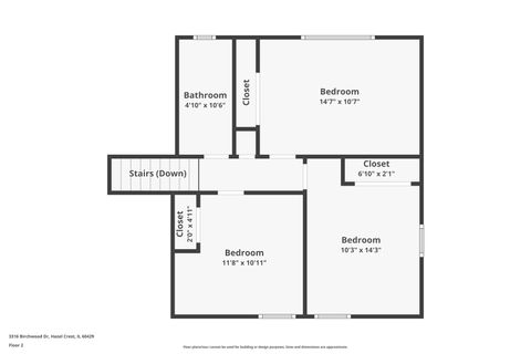 Tiny photo for 3316 Birchwood Drive, Hazel Crest, IL 60429 (MLS # 12507761)