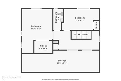 Tiny photo for 2218 Pearsall Parkway, Waukegan, IL 60085 (MLS # 12744696)