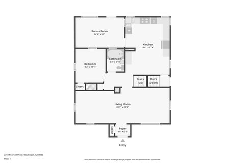 Tiny photo for 2218 Pearsall Parkway, Waukegan, IL 60085 (MLS # 12744696)