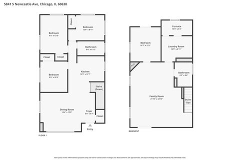 Tiny photo for 5841 S Newcastle Avenue, Chicago, IL 60638 (MLS # 12684046)