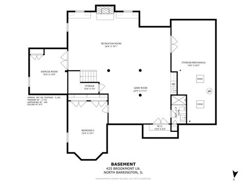 Tiny photo for 425 BROOKMONT Lane, North Barrington, IL 60010 (MLS # 12651830)