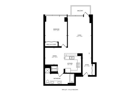 Tiny photo for 125 S Green Street #805A, Chicago, IL 60607 (MLS # 12750468)