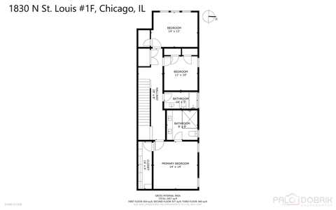 Tiny photo for 1830 N Saint Louis Avenue #1R, Chicago, IL 60647 (MLS # 12707408)