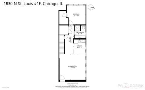 Tiny photo for 1830 N Saint Louis Avenue #1R, Chicago, IL 60647 (MLS # 12707408)