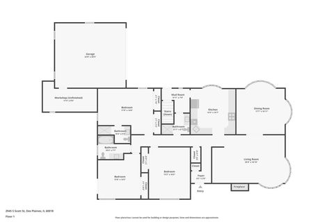 Tiny photo for 2945 S Scott Street, Des Plaines, IL 60018 (MLS # 12570165)