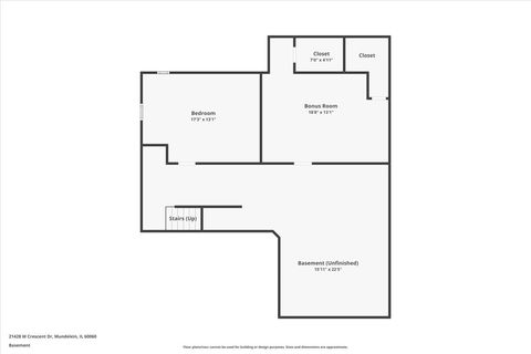 Tiny photo for 21428 W Crescent Drive, Mundelein, IL 60060 (MLS # 12629599)