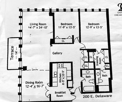 Tiny photo for 200 E Delaware Place #19A, Chicago, IL 60611 (MLS # 12512190)