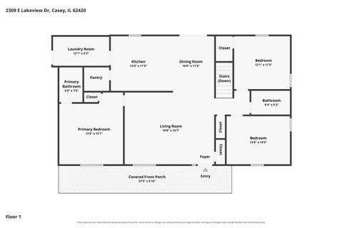 Tiny photo for 2309 E Lakeview Drive, Casey, IL 62420 (MLS # 12740819)
