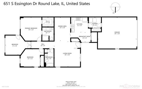 Tiny photo for 651 S Essington Drive, Round Lake, IL 60073 (MLS # 12607009)