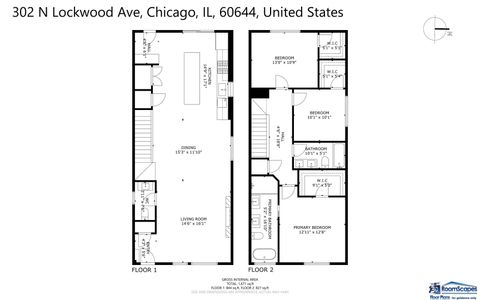 Tiny photo for 308 N Lockwood Avenue, Chicago, IL 60644 (MLS # 12656664)