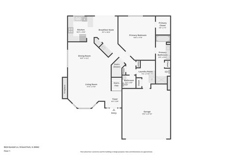 Tiny photo for 8624 Kendall Lane, Orland Park, IL 60462 (MLS # 12540404)
