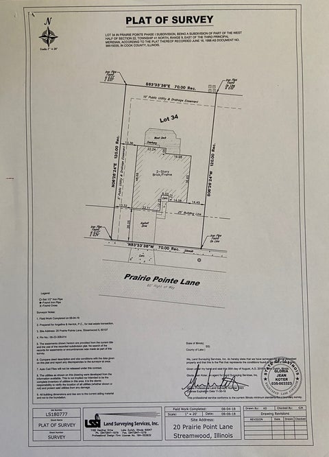 Tiny photo for 20 Prairie Pointe Lane, Streamwood, IL 60107 (MLS # 12698484)