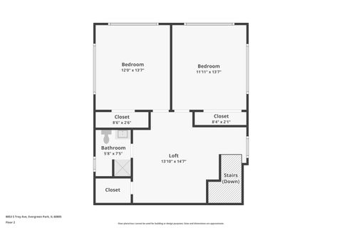 Tiny photo for 8853 S Troy Avenue, Evergreen Park, IL 60805 (MLS # 12622539)