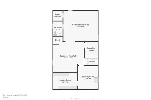 Tiny photo for 8853 S Troy Avenue, Evergreen Park, IL 60805 (MLS # 12622539)