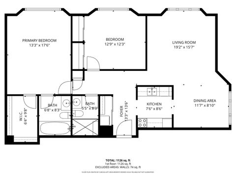 Tiny photo for 1 Renaissance Place #201, Palatine, IL 60067 (MLS # 12599927)