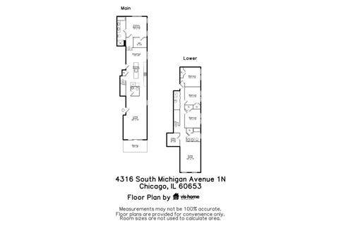 Tiny photo for 4316 S Michigan Avenue #1N, Chicago, IL 60653 (MLS # 12660732)