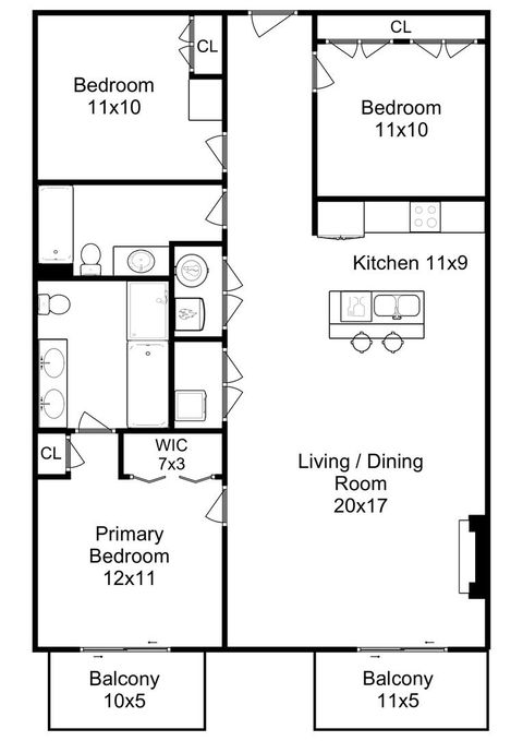 Tiny photo for 2934 W Montrose Avenue #303, Chicago, IL 60618 (MLS # 12631666)