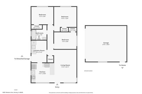 Tiny photo for 14901 Western Avenue, Harvey, IL 60426 (MLS # 12457112)