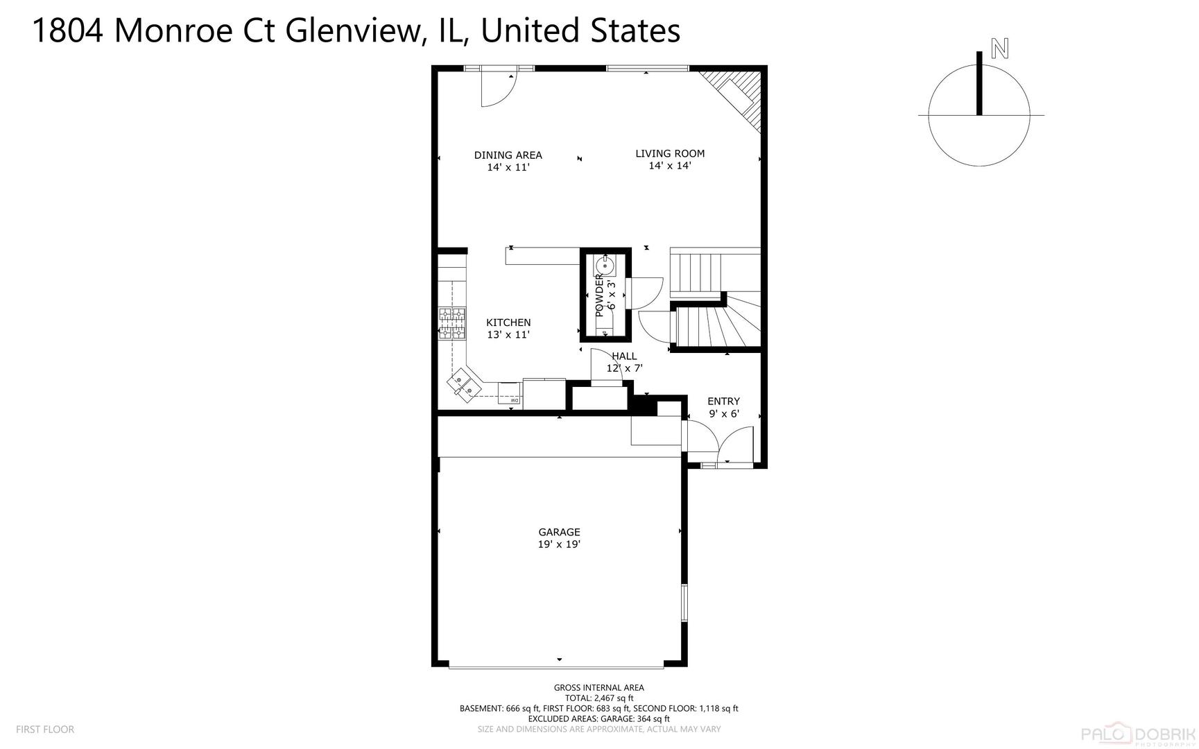 Glenview, Illinois 60025, United States, 3 Bedrooms Bedrooms, ,4 BathroomsBathrooms,Residential,Active,203954