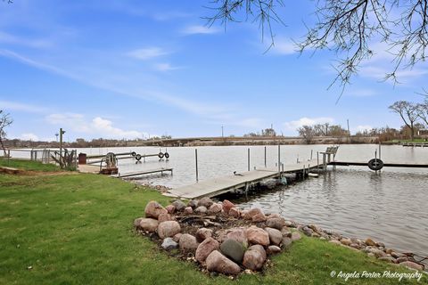 Tiny photo for 182 Riverside Island Drive, Fox Lake, IL 60020 (MLS # 12614595)