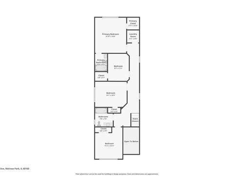 Tiny photo for 128 N 22nd Avenue, Melrose Park, IL 60160 (MLS # 12551930)