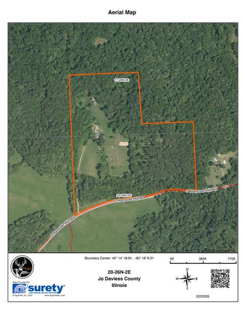 Tiny photo for 9496 S Hanover Hill Road, Hanover, IL 61041 (MLS # 12669253)