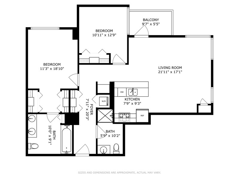 Chicago, Illinois 60605, United States, 2 Bedrooms Bedrooms, ,2 BathroomsBathrooms,Residential,Active,132456