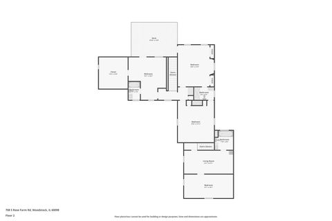 Tiny photo for 708 S Rose Farm Road, Woodstock, IL 60098 (MLS # 12570210)