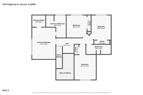 Tiny photo for 1943 Flagstone Lane, Aurora, IL 60502 (MLS # 12743645)