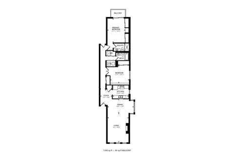 Tiny photo for 632 W Buckingham Place #2E, Chicago, IL 60657 (MLS # 12481493)