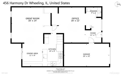 Tiny photo for 456 Harmony Drive, Wheeling, IL 60090 (MLS # 12606810)