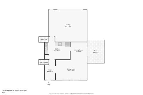 Tiny photo for 10515 Eagle Ridge Drive, Orland Park, IL 60467 (MLS # 12583732)