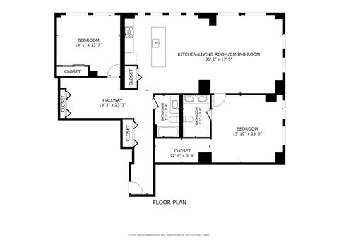 Tiny photo for 5 N Wabash Avenue #1201, Chicago, IL 60602 (MLS # 12445979)