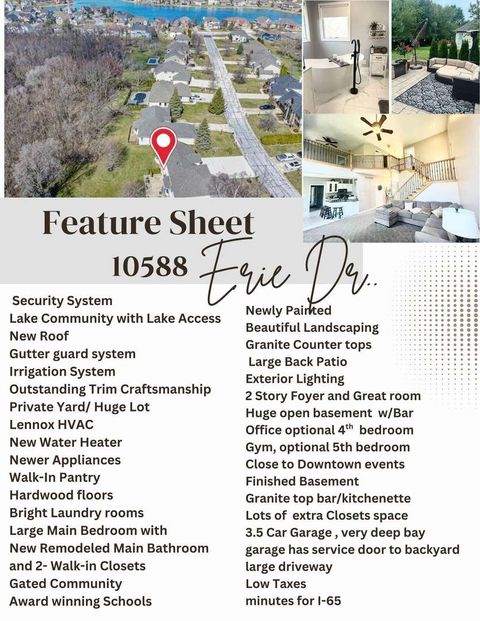 Tiny photo for 10588 Erie Drive, Crown Point, IN 46307 (MLS # 12619969)