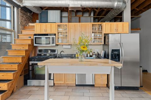 Tiny photo for 525 N Halsted Street #215, Chicago, IL 60642 (MLS # 12487331)