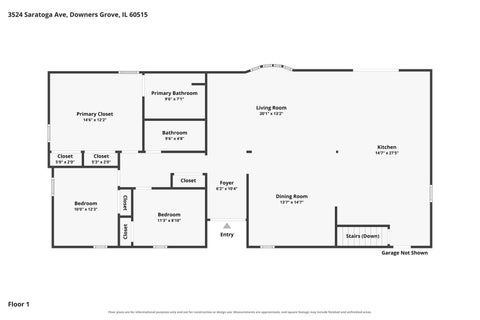 Tiny photo for 3524 Saratoga Avenue, Downers Grove, IL 60515 (MLS # 12770134)